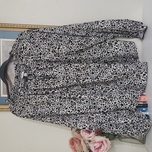 2for$10 Balloon sleeves rouched neck Career Contemporary Office Collegiate - Picture 12 of 12